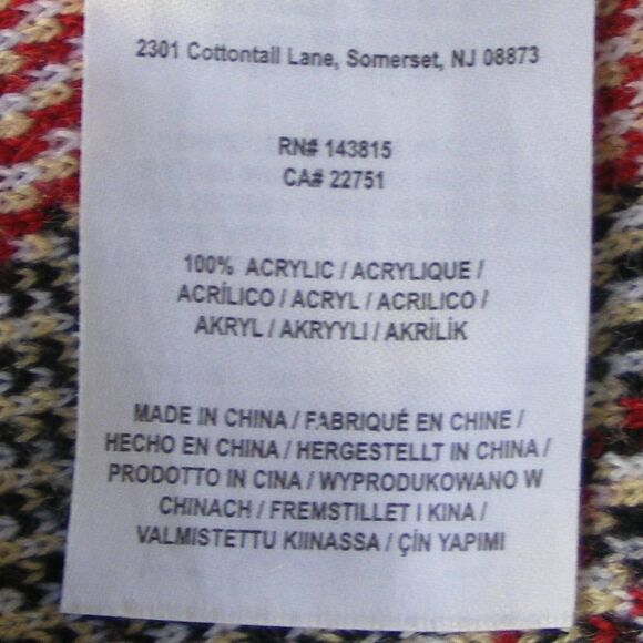 ARIZONA COYOTES Sweater, M, Red/Black, Howling Coyote head, Acrylic, Long sleeve - Picture 8 of 9